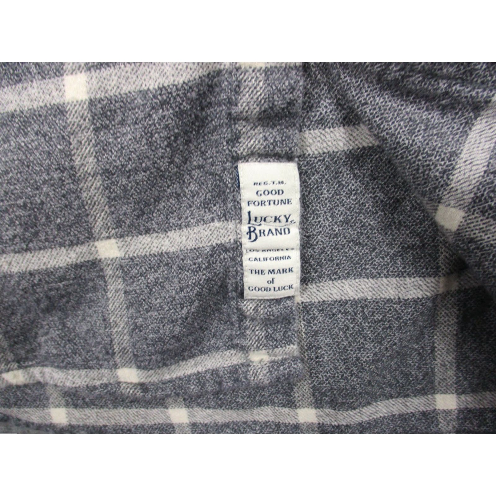 Lucky Brand Lucky Brand Pearl Snap Shirt Mens Large Plaid Western Southwestern Classic Fit Cord Collar Pocket Red Cotton Button-Up Shirt (No Flaws) Size US L / EU 52-54 / 3 - 6 Thumbnail