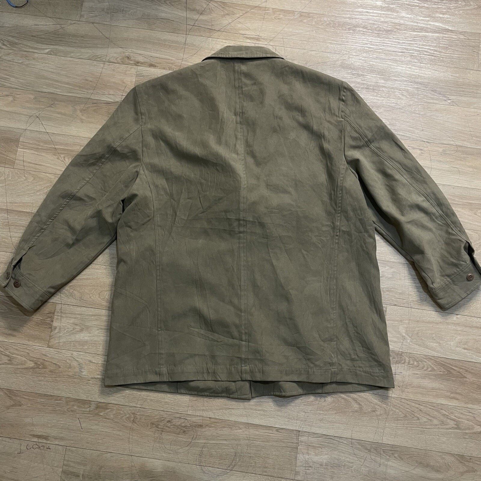 Burberry vintage burberry coat jacket FAUX SUEDE lightweight overcoat Size US L / EU 52-54 / 3 - 4 Thumbnail