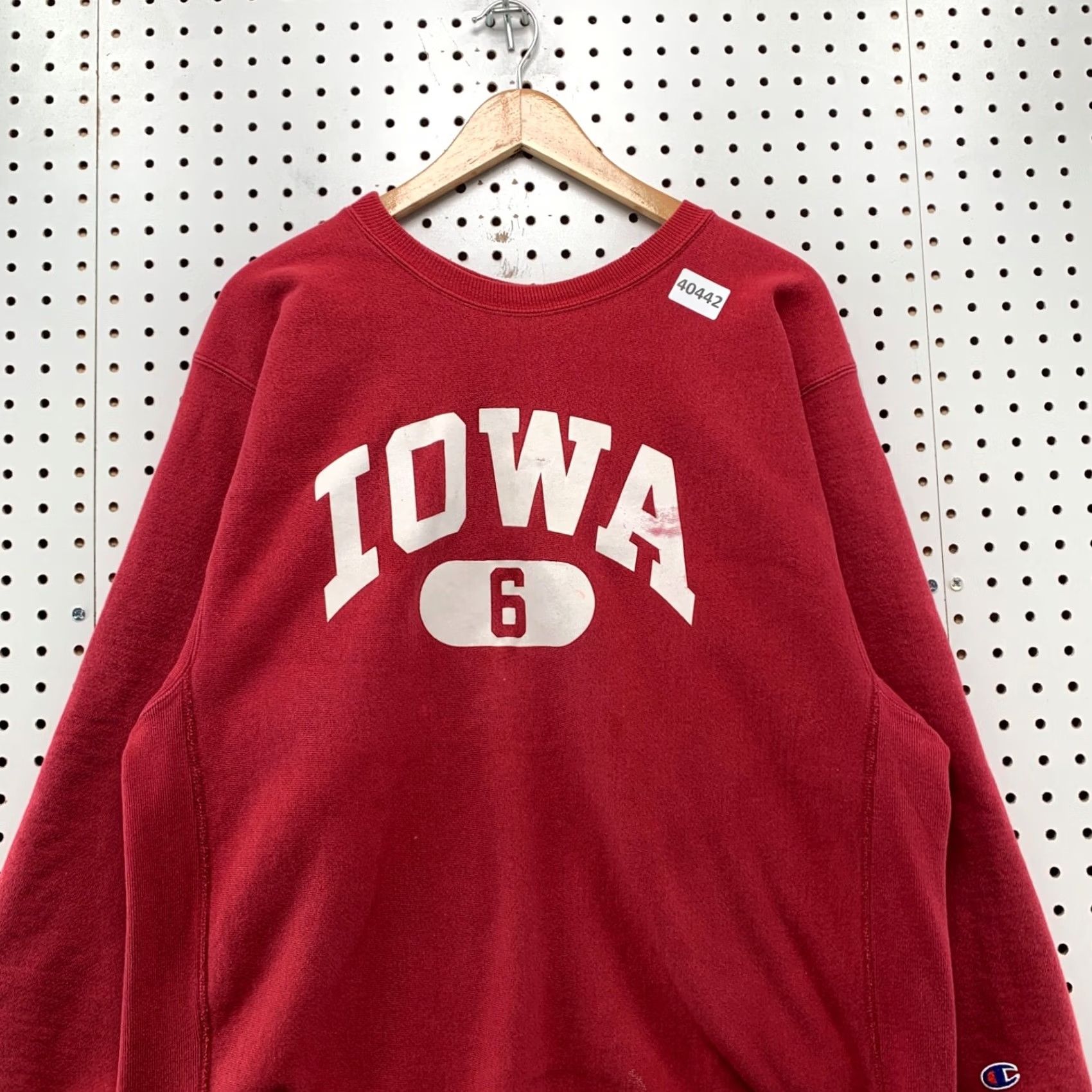Champion VINTAGE Champion Sweatshirt Men XL Red 90s Reverse Weave Heavyweight Pullover Size US XL / EU 56 / 4 - 4 Thumbnail