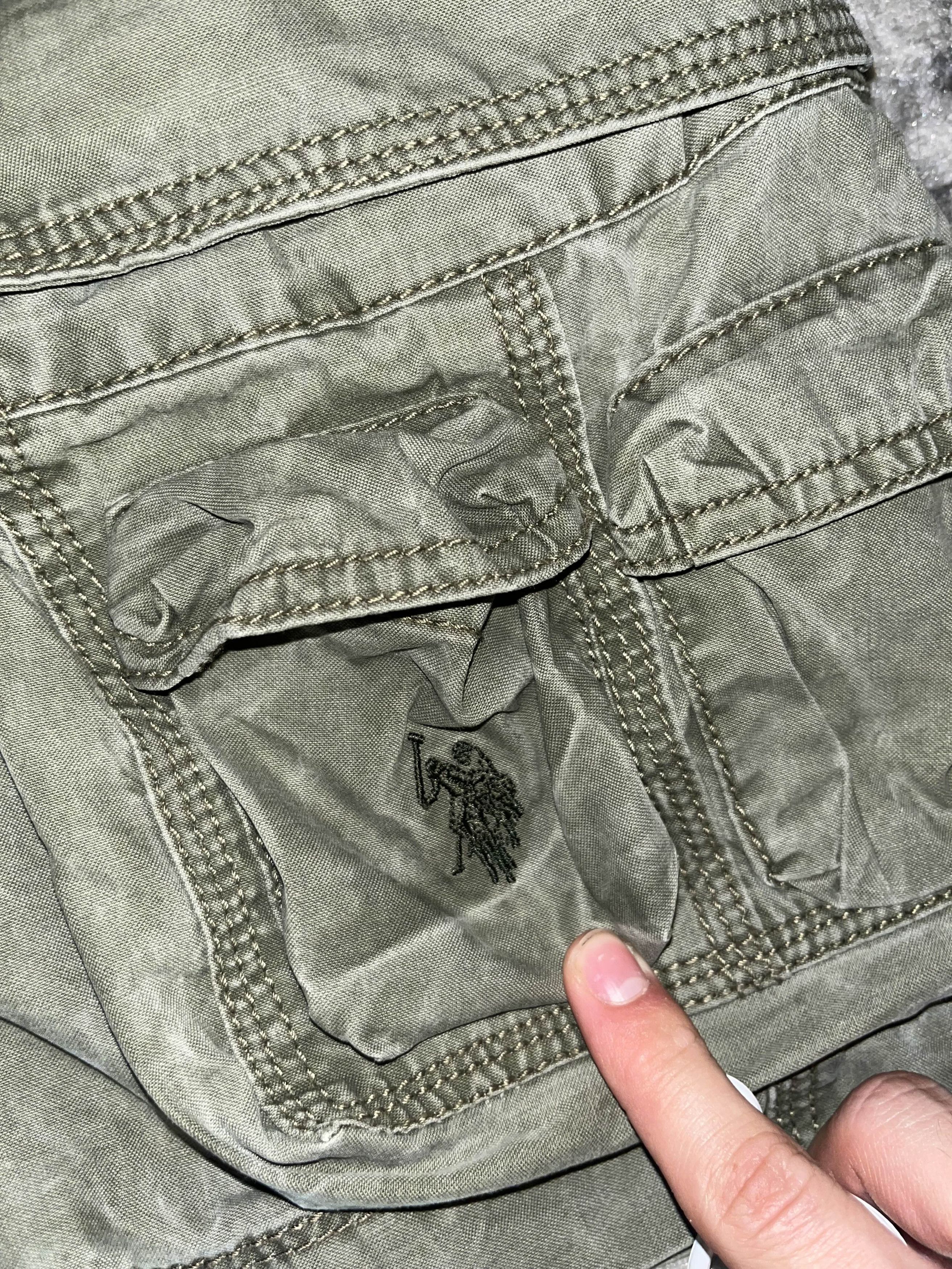 U.S. Polo Assn. Vintage Y2K Army Green Polo U.S. Polo Assn. Baggy Cargos Size US 34 / EU 50 - 5 Thumbnail