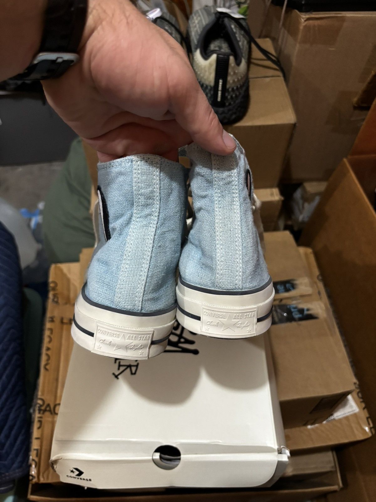 Converse × Our Legacy × Stussy Converse x Stussy x Our Legacy Work Shop Pool Blue Size US 11 / EU 44 - 4 Thumbnail