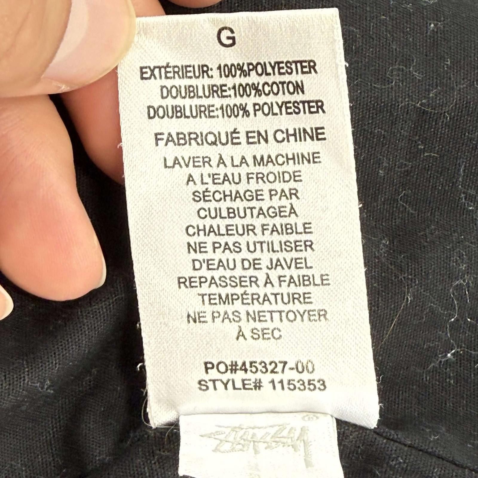 Stussy Stussy Black Windbreaker L Used Size US L / EU 52-54 / 3 - 9 Thumbnail