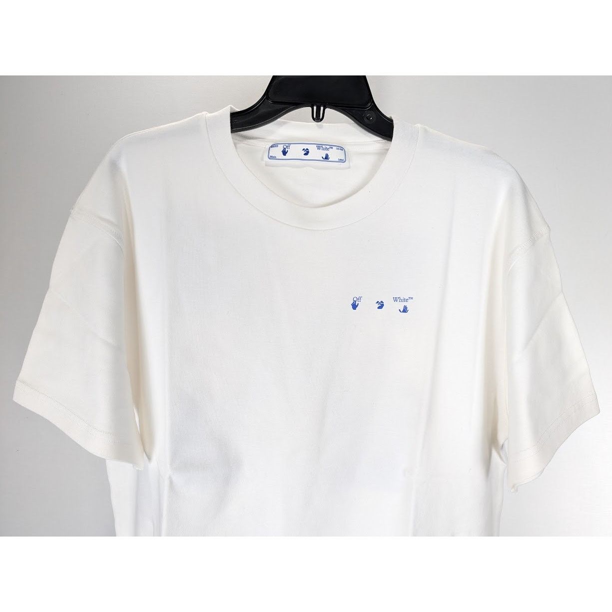 Off-White o1rshd1 Flowers Arrows Reg Tee Shirt in White/Blue Size US XXL / EU 58 / 5 - 6 Thumbnail