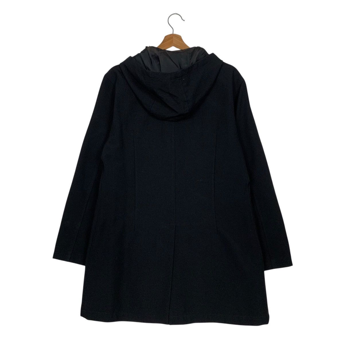 Takeo Kikuchi Takeo Kikuchi Hooded Wool Black Long Jacket Size US S / EU 44-46 / 1 - 7 Thumbnail