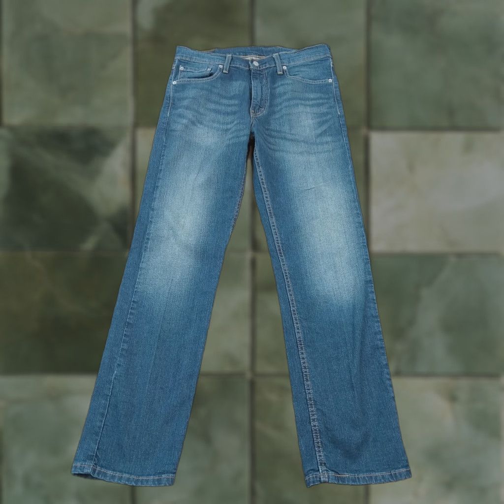 Levi's Levis 513 Jeans Mens Size 32x30 Blue Denim Pockets Slim Straight Leg Stretch Size US 32 / EU 48 - 1 Thumbnail