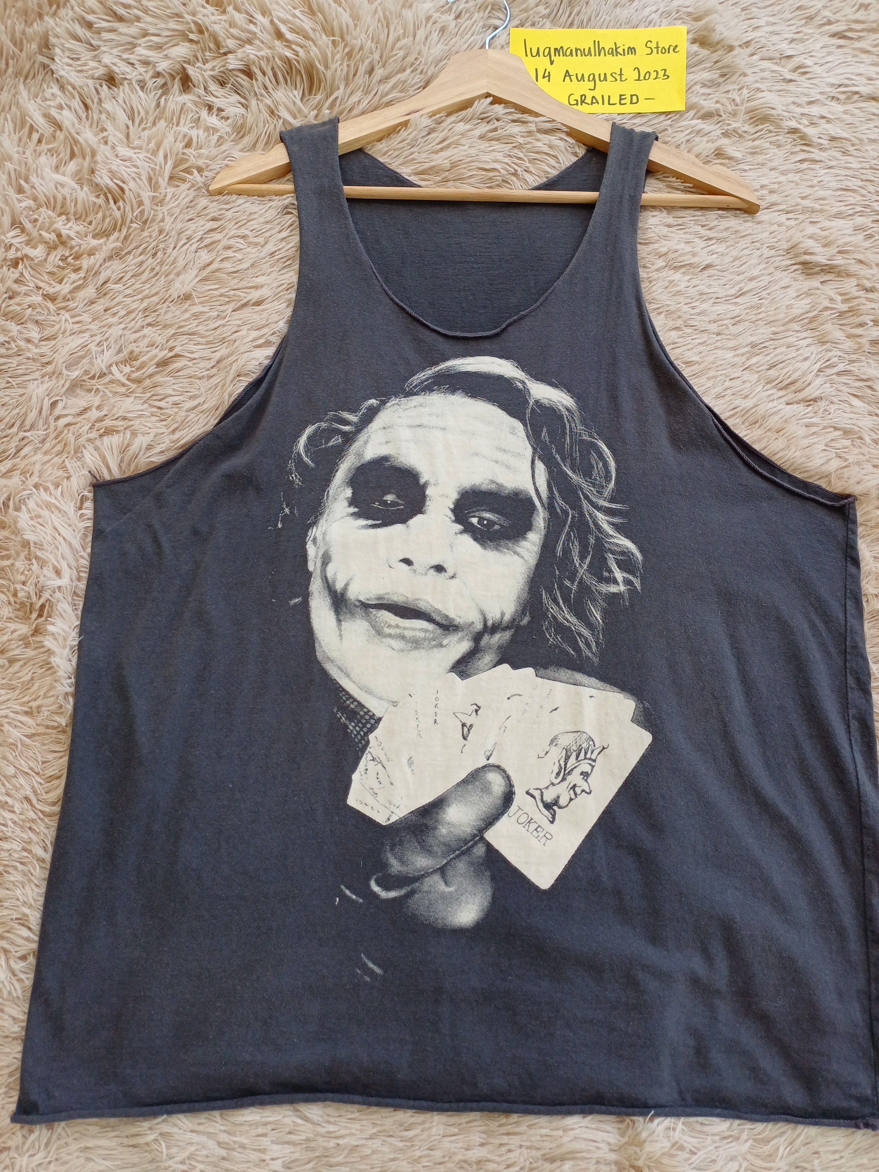 DC Comics Rare Vintage Joker Face Singlet Size US L / EU 52-54 / 3 - 4 Thumbnail