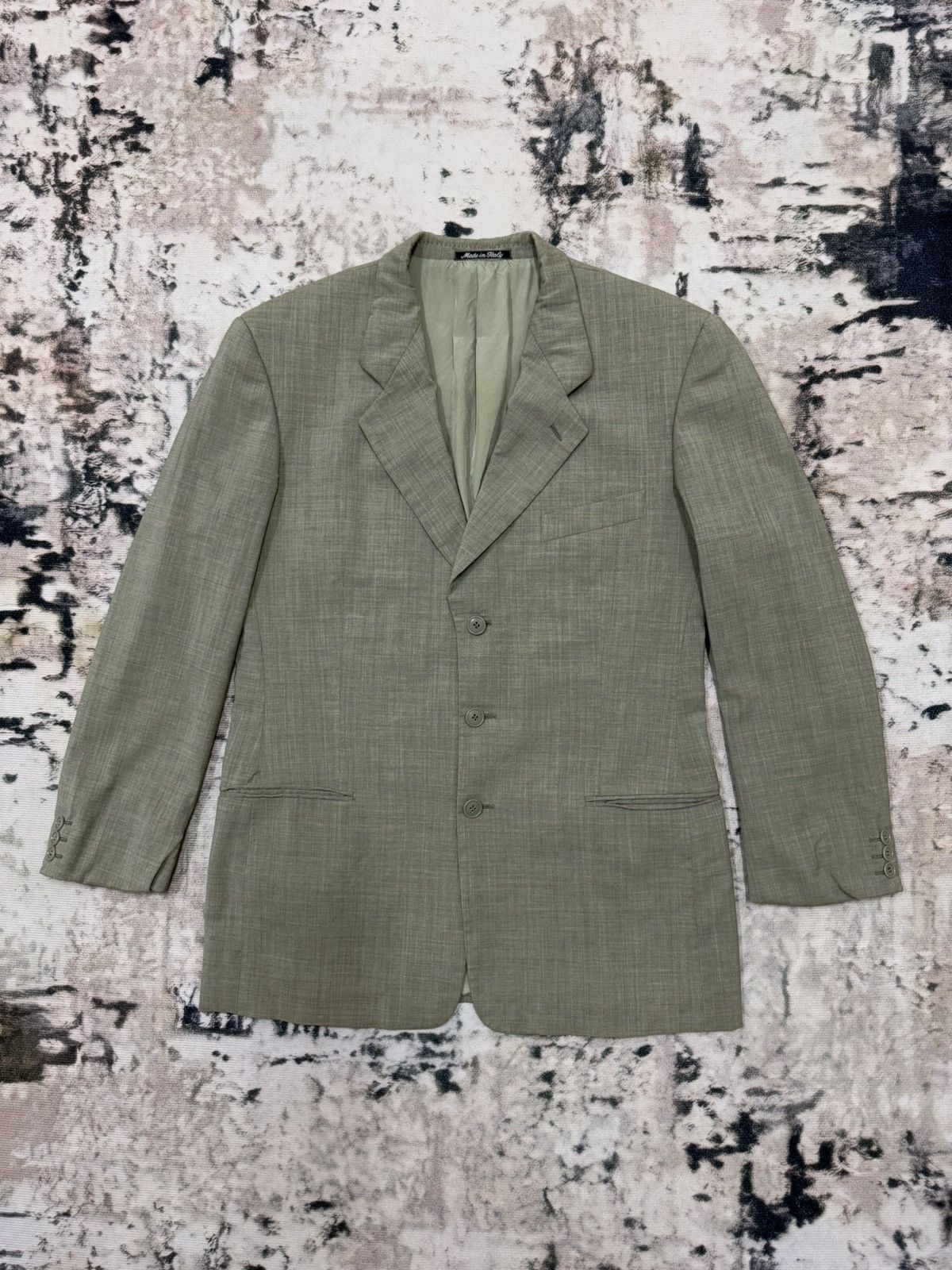Giorgio Armani Giorgio Armani Le Collezioni Linen Balzers Size 42S - 3 Thumbnail