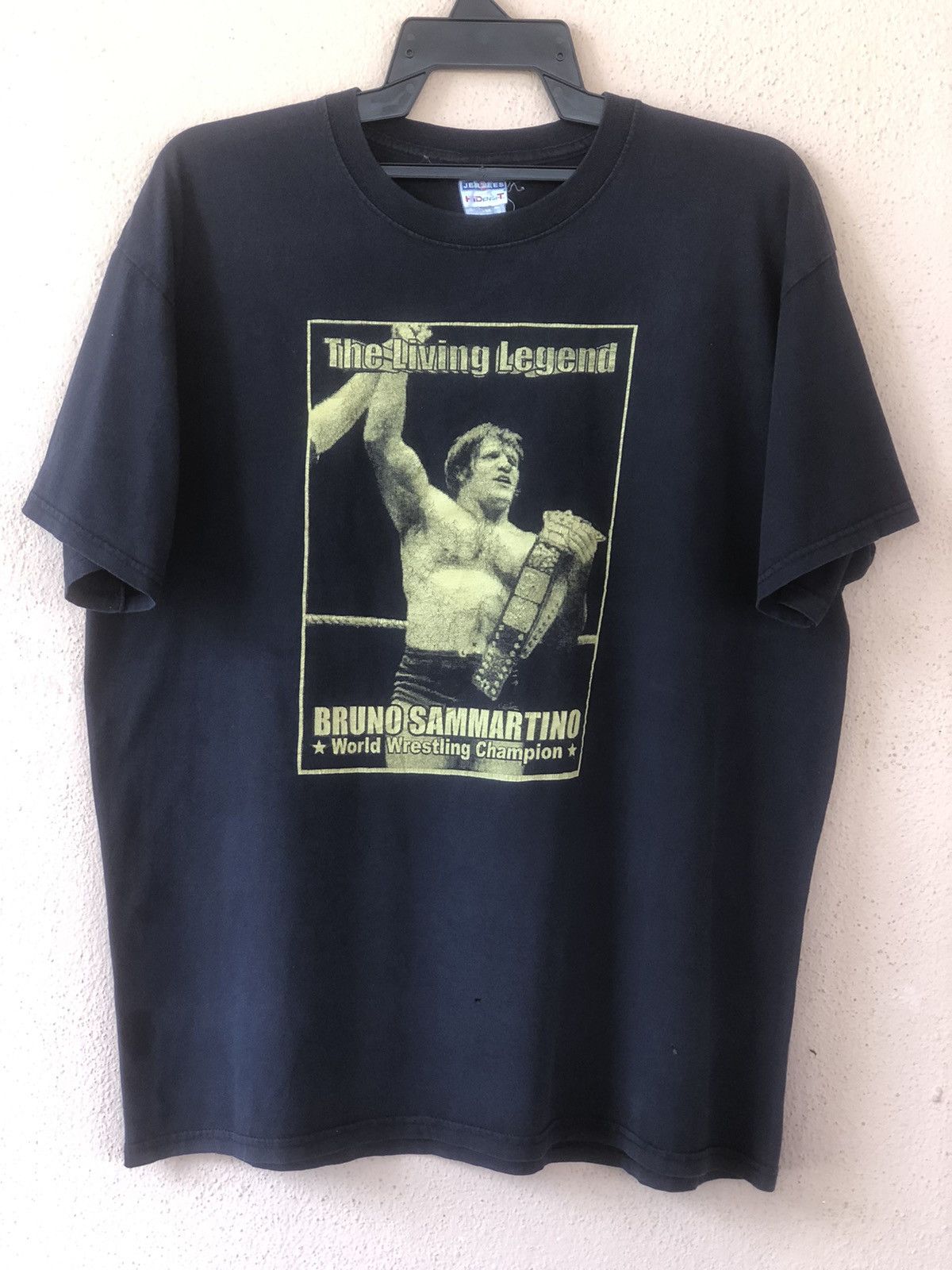 Vintage × WCW/nWo × WWF Vintage BRUNO SAMMARTINO World Wrestling Champion Size US XL / EU 56 / 4 - 2 Thumbnail