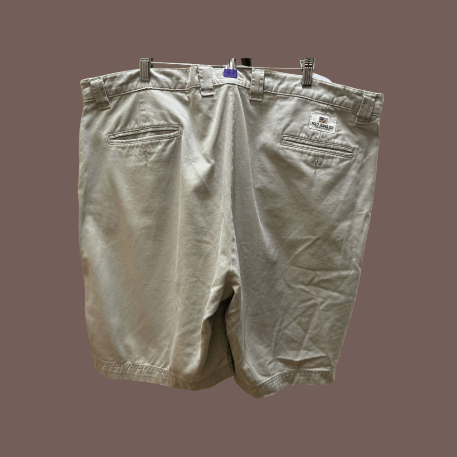 Ralph Lauren × Vintage VTG Cargo Shorts | Polo Jeans Co. Beige 90s Workwear Size US 40 / EU 56 - 3 Thumbnail