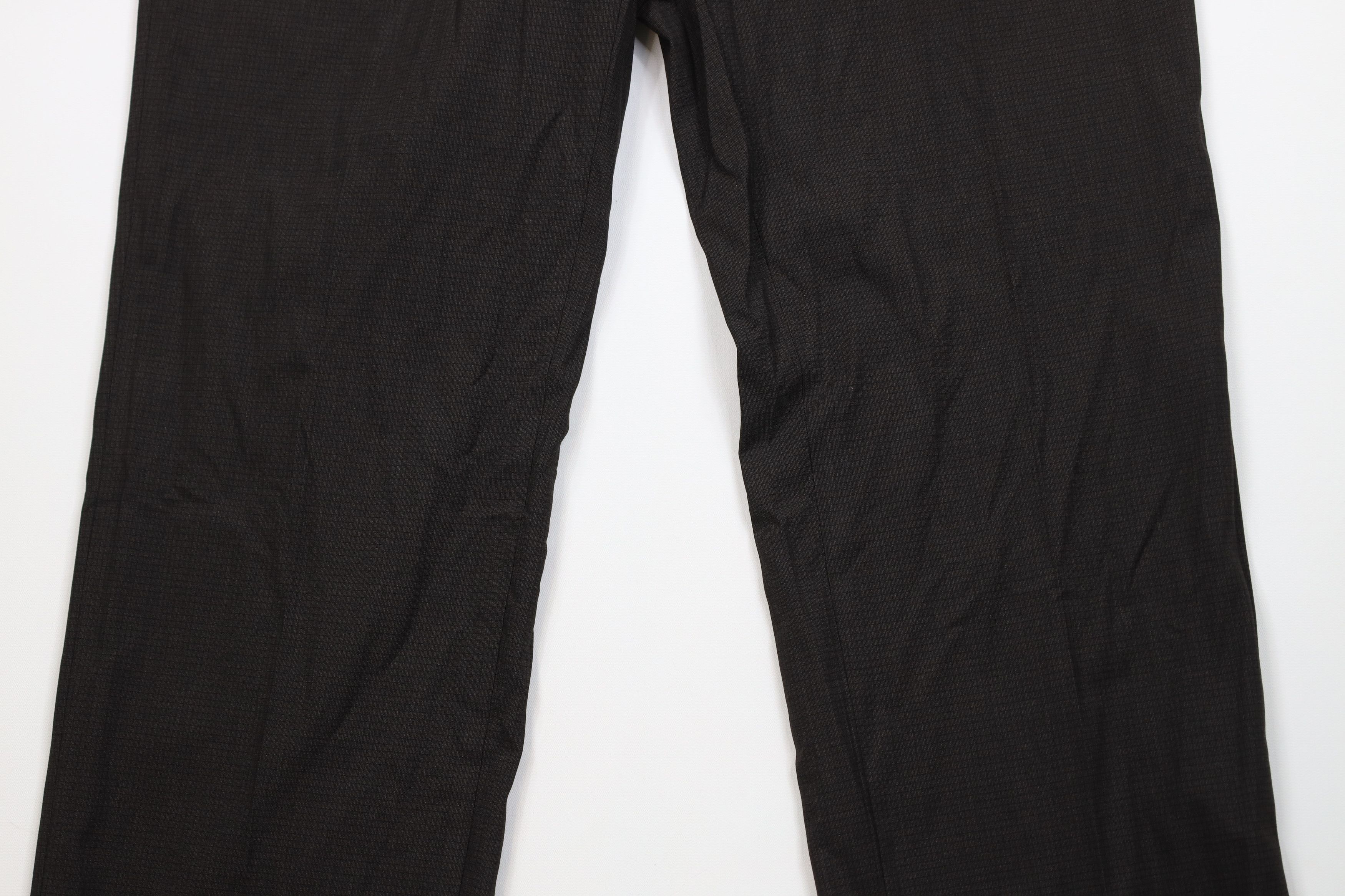 Ralph Lauren Vintage Ralph Lauren Knit Wide Leg Chino Pants Brown Plaid Size US 36 / EU 52 - 3 Thumbnail