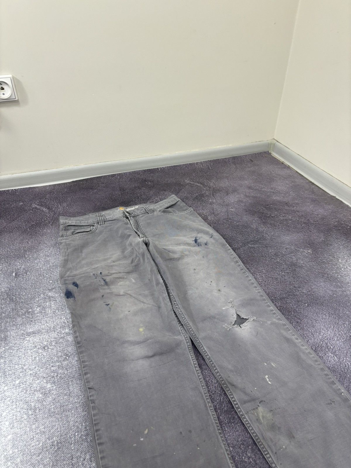 Carhartt Vintage Carhartt American Gray Y2K Work Hype Pants Jeans Size US 34 / EU 50 - 10 Thumbnail