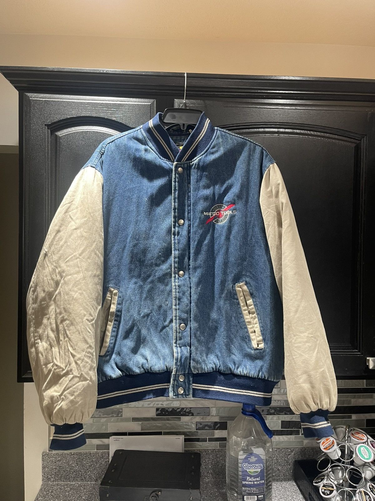 Vintage Vintage Matco Tools Denim Varsity Jacket L 90's Size US L / EU 52-54 / 3 - 1 Thumbnail
