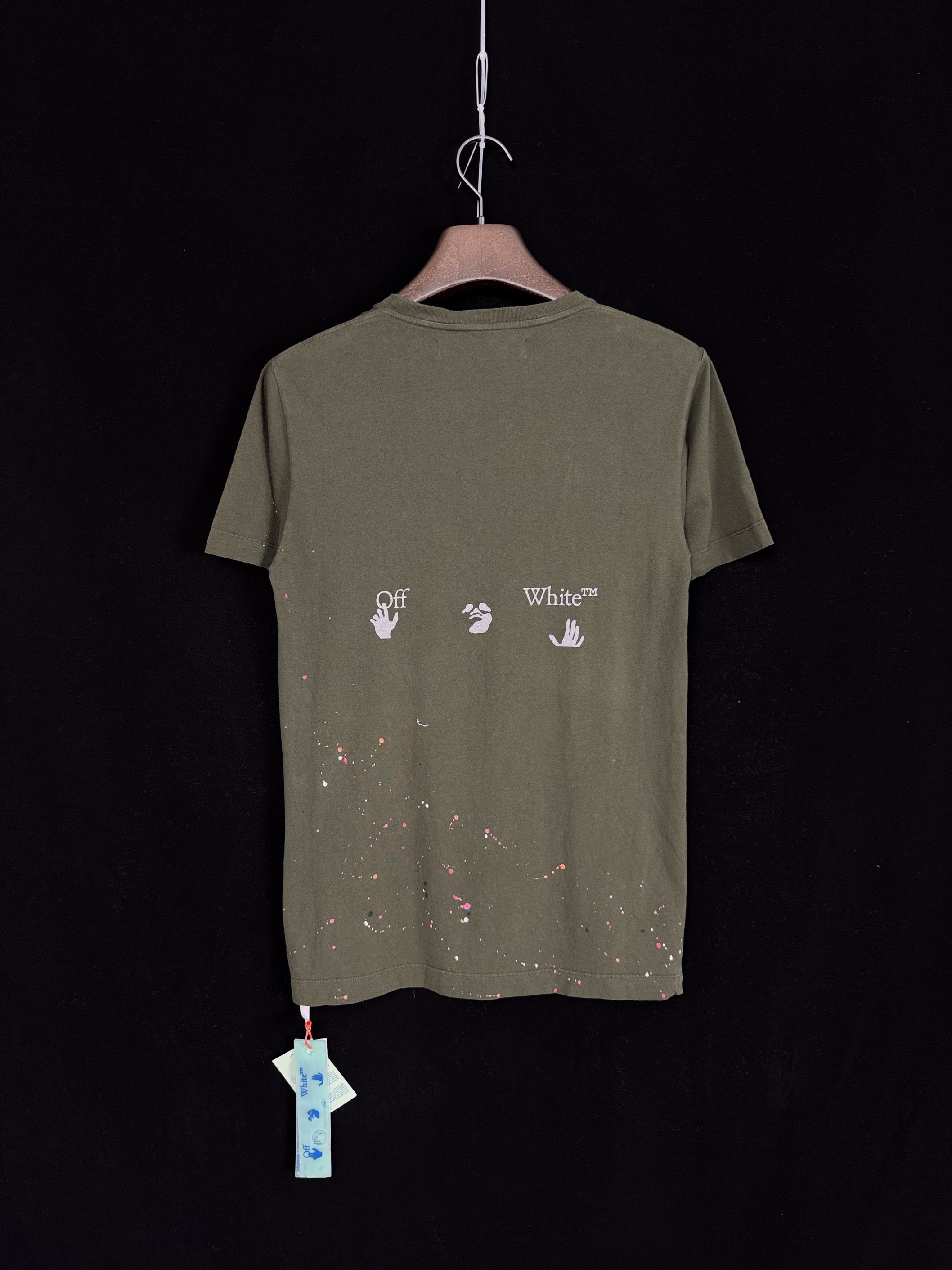 Off-White NEW WITH TAG* Off-White Paint Splatter Short-Sleeve Tee Size US M / EU 48-50 / 2 - 6 Thumbnail
