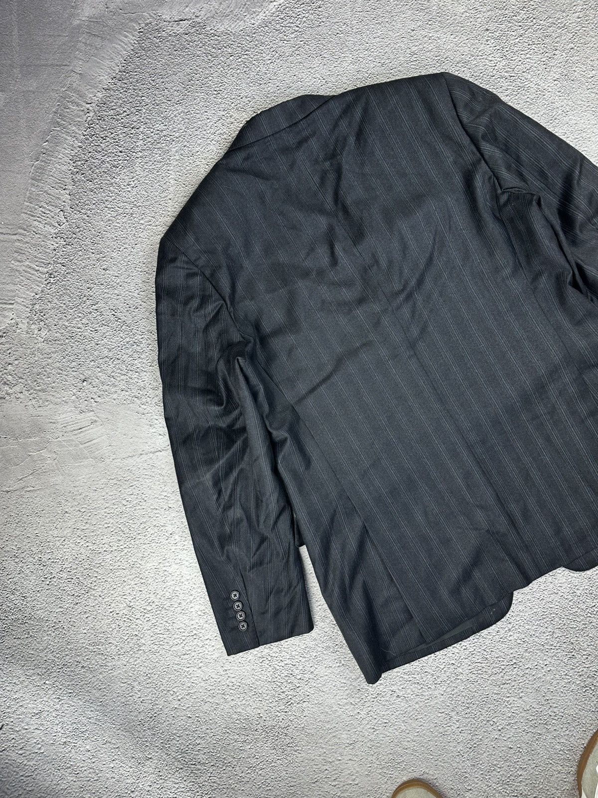 If Six Was Nine Mabro Uomo Loro Piana Wool Pinstripe Blazer 42R Old Money Size 42R - 6 Thumbnail