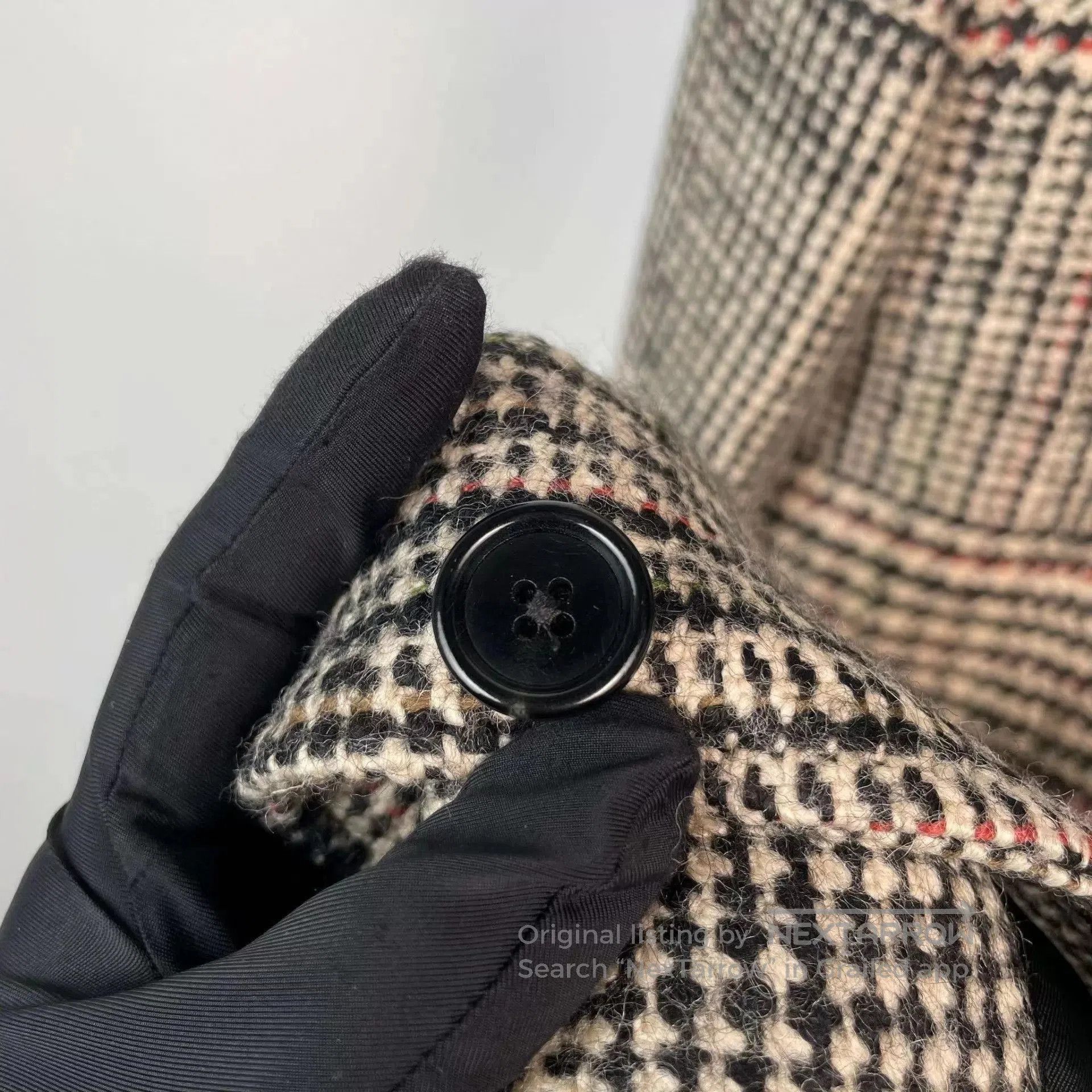 Celine Multi Plaid Pattern Single-Breasted Blazer. Size US M / EU 48-50 / 2 - 3 Thumbnail