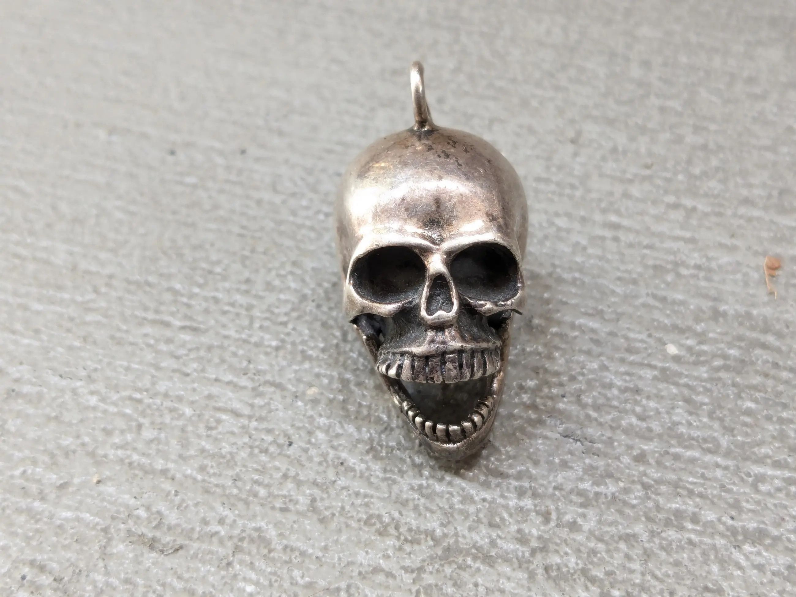 Vintage Vintage Skull Pendant Skeleton Locket Punk Rock Biker Y2K Size ONE SIZE - 2 Thumbnail