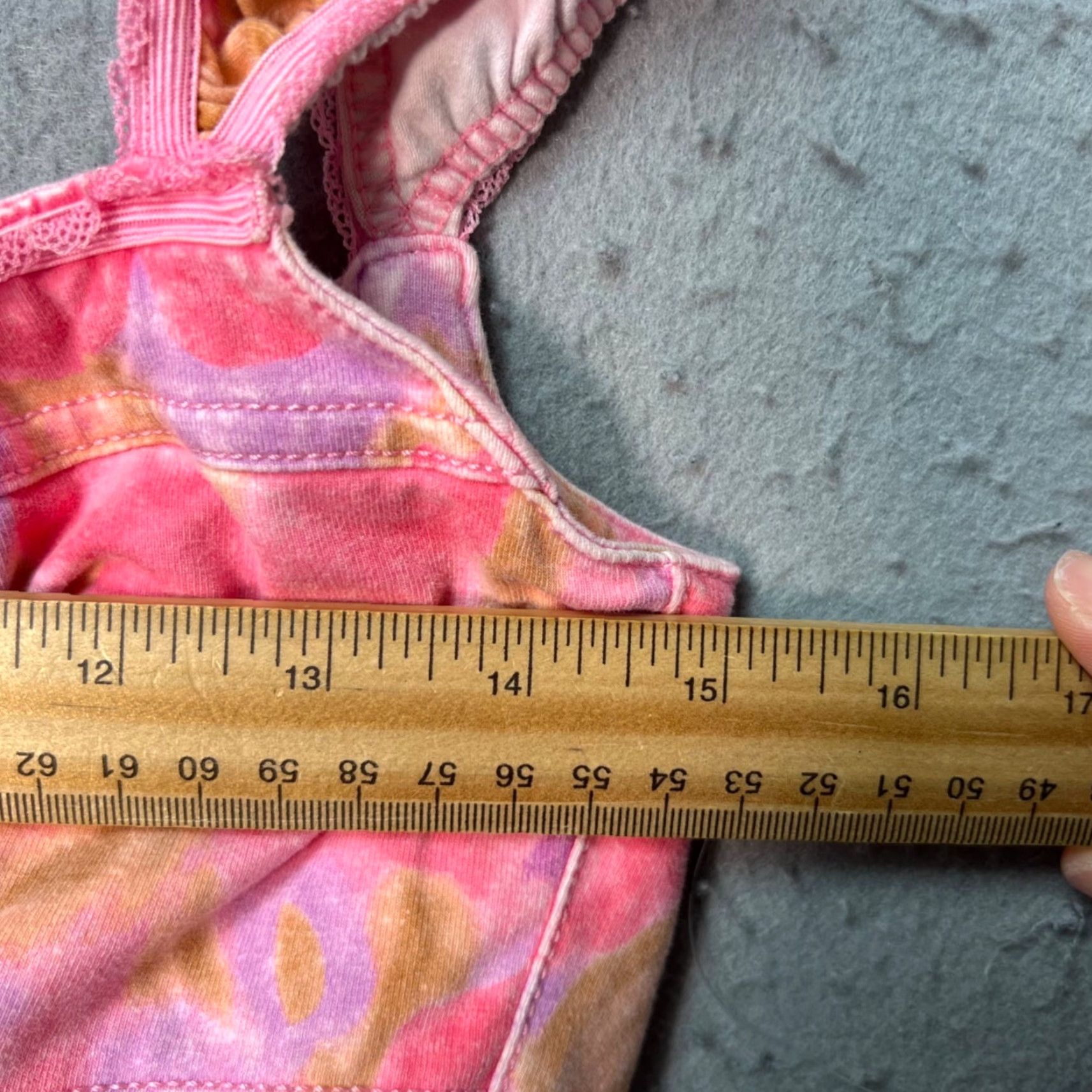 Free People Free People Womens XS Tie-Dye Pink & Orange Ruched Crop Top Sleeveless Tie Back Blouse Summer Cropped Womens XS Pink Tie-Dye Ruched Crop Top Size XS / US 0-2 / IT 36-38 - 5 Thumbnail