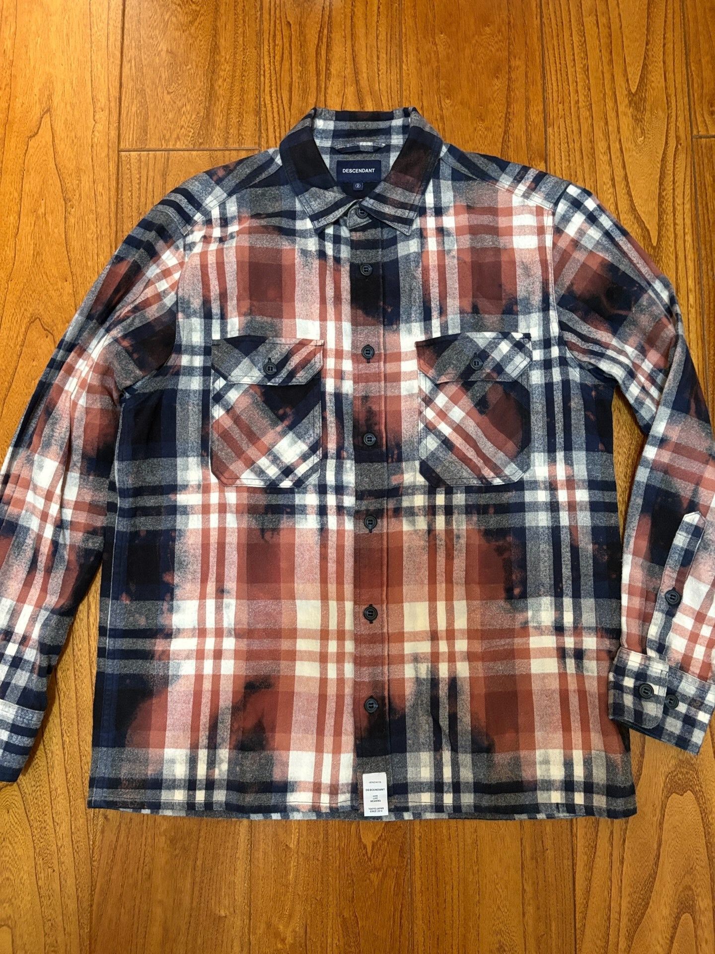 Descendant Descendant 18SS Moss Check LS Shirt Size US M / EU 48-50 / 2 - 1 Thumbnail