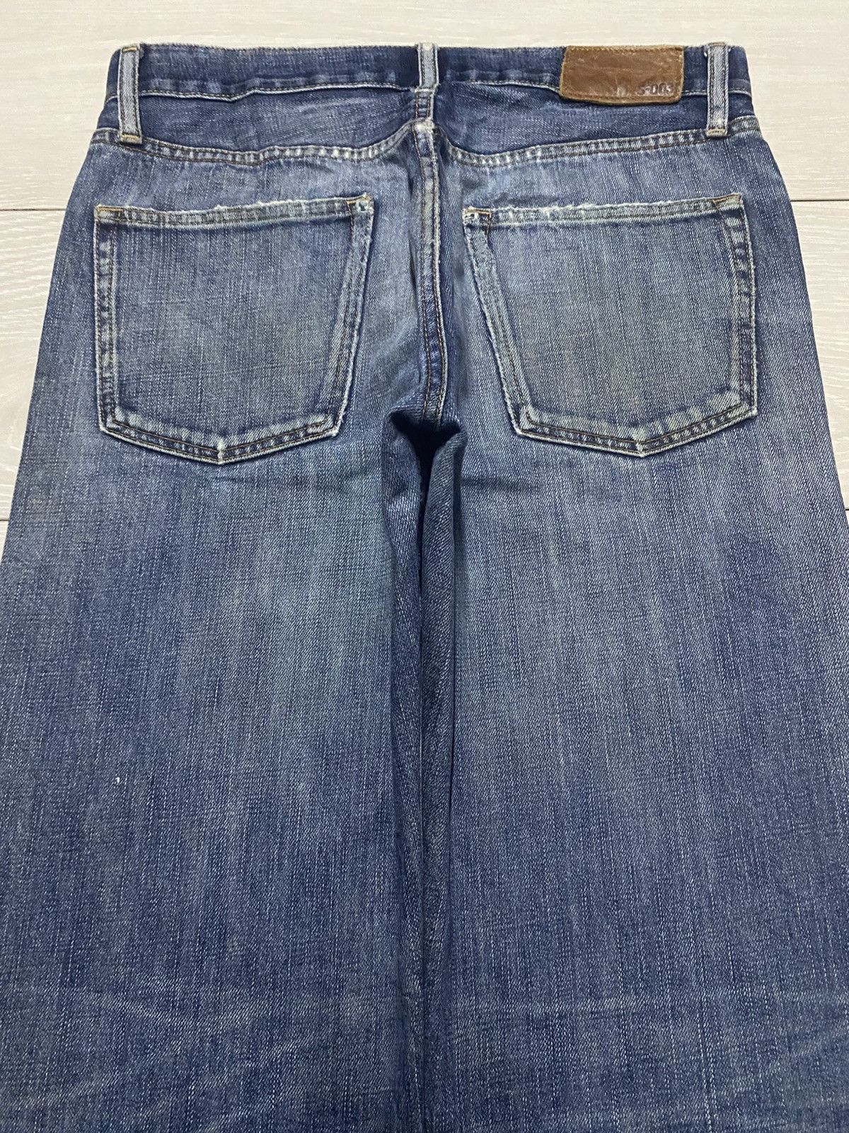 Japanese Brand Vintage Uniqlo S-003 Faded Wash Grunge Distressed Baggy Jean Size US 30 / EU 46 - 4 Thumbnail