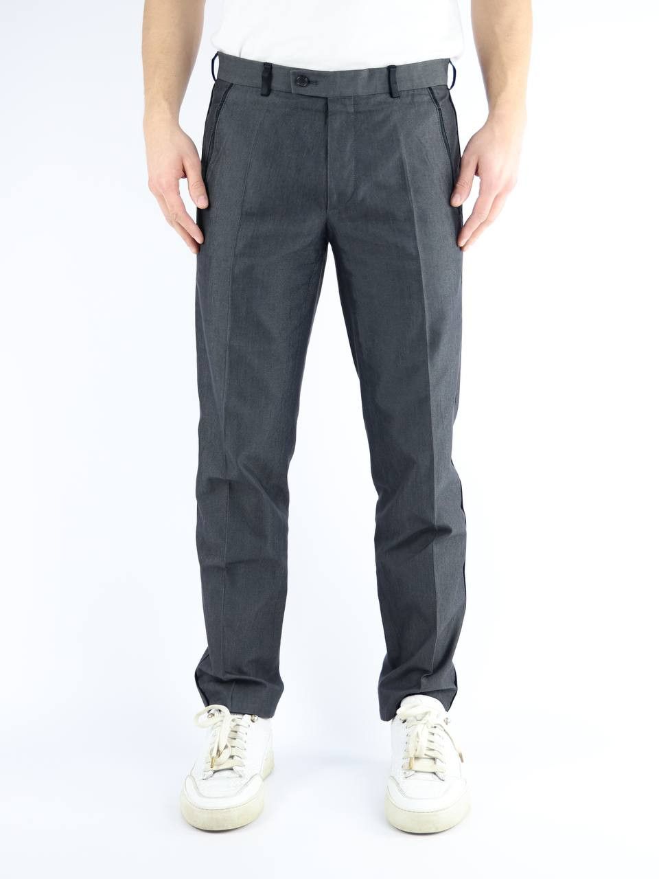 Hugo Boss HUGO BOSS Trouser pants in cotton and ramie Size US 32 / EU 48 - 1 Thumbnail