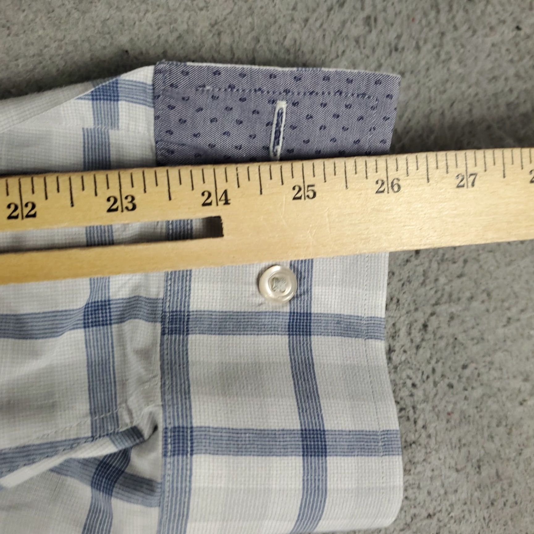 Tommy Bahama Tommy Bahama Shirt Mens Large Blue Plaid Cotton Button-Up Long Sleeve Size US L / EU 52-54 / 3 - 6 Thumbnail