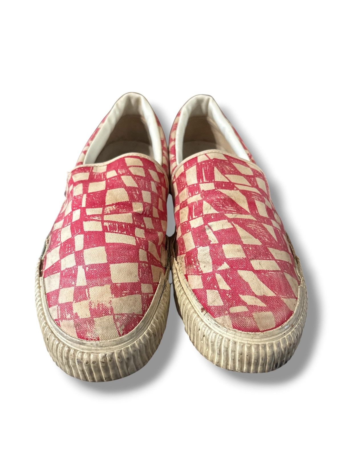 Undercover × Vans Undercover AW03 Paper Doll Checkerboard Slip On Vans Size US 10 / EU 43 - 2 Thumbnail