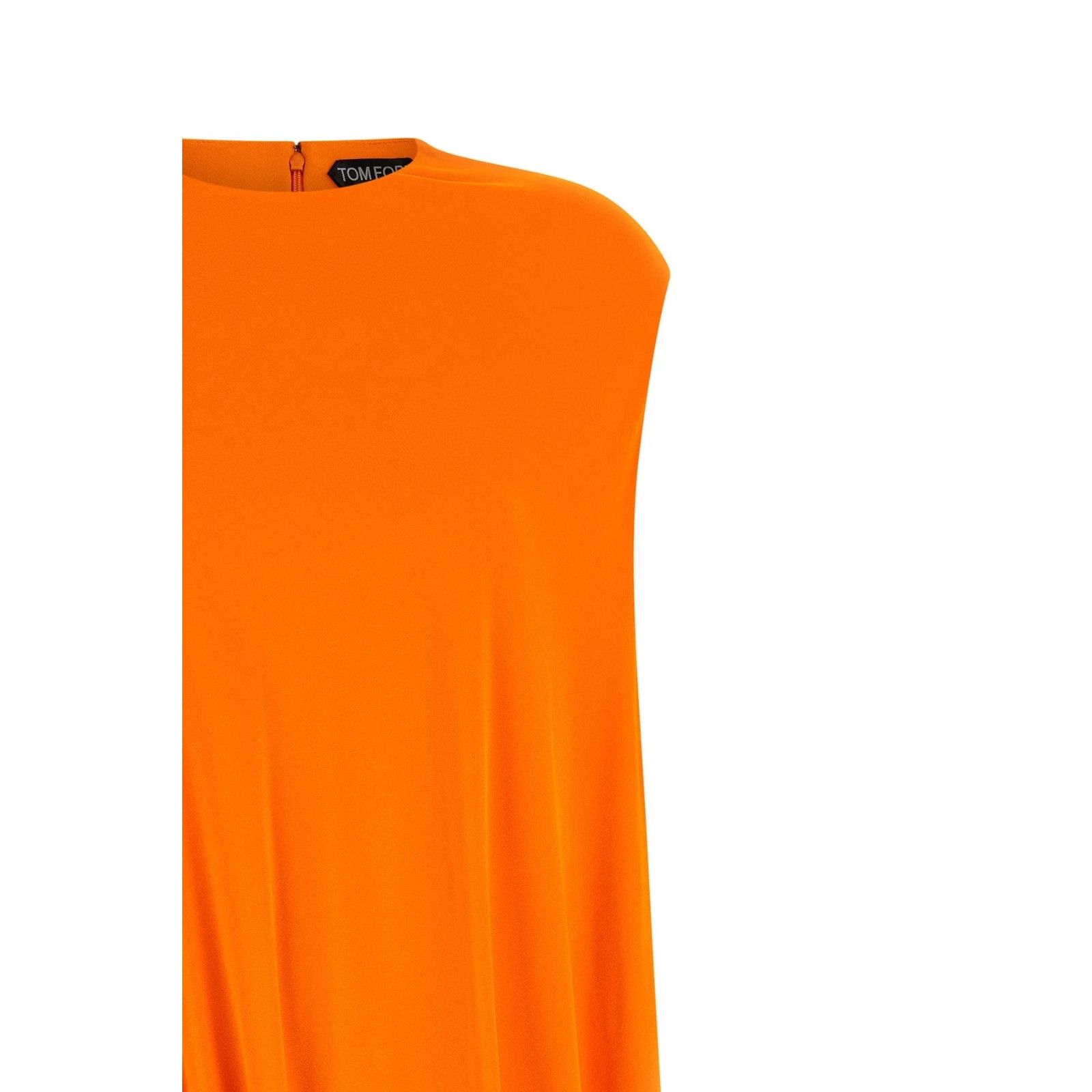 Tom Ford TOM FORD Impossible Assymetric Cap Orange Top New & Authenti Size XS / US 0-2 / IT 36-38 - 3 Thumbnail