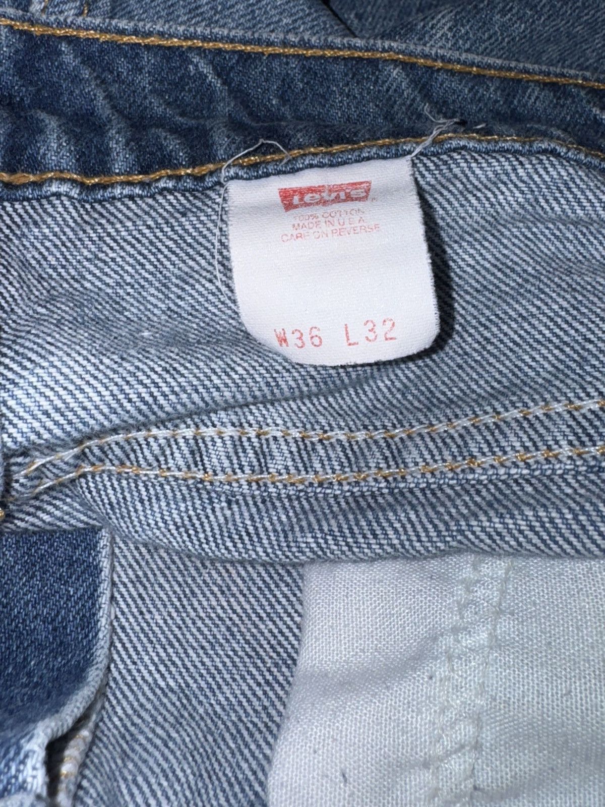 Levi's 1996 orange tab levis jeans Size US 36 / EU 52 - 3 Thumbnail