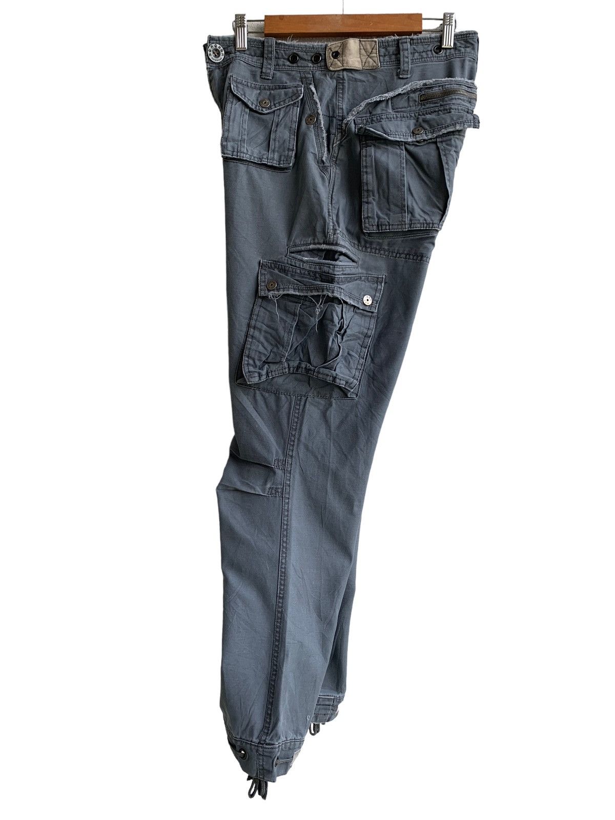 Japanese Brand 🔥 Japanese Brand 3QR Cargo Pocket Pants Size US 32 / EU 48 - 4 Thumbnail