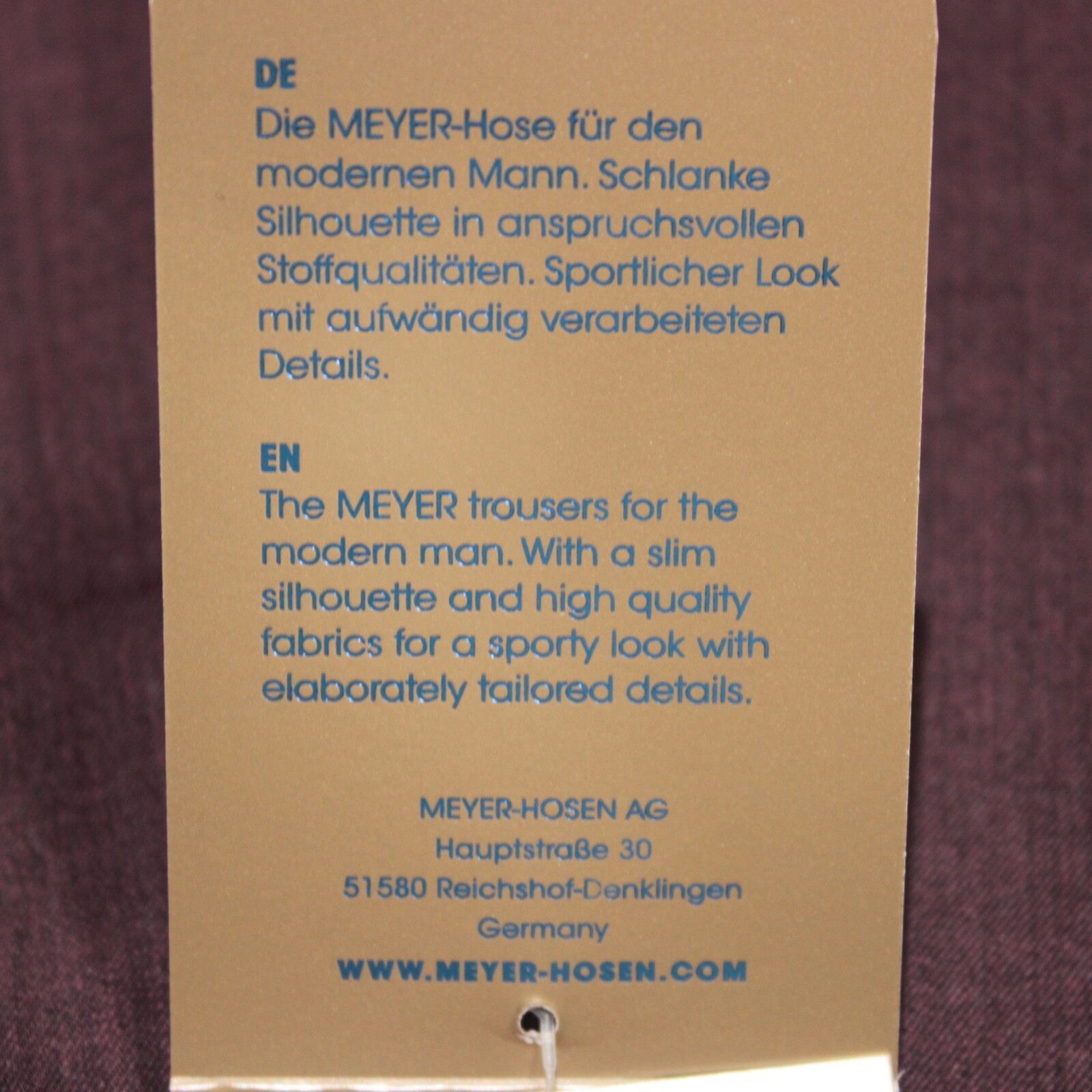 Other Meyer New with tags Dress Pants Size 34 US In Purple Size US 34 / EU 50 - 7 Thumbnail