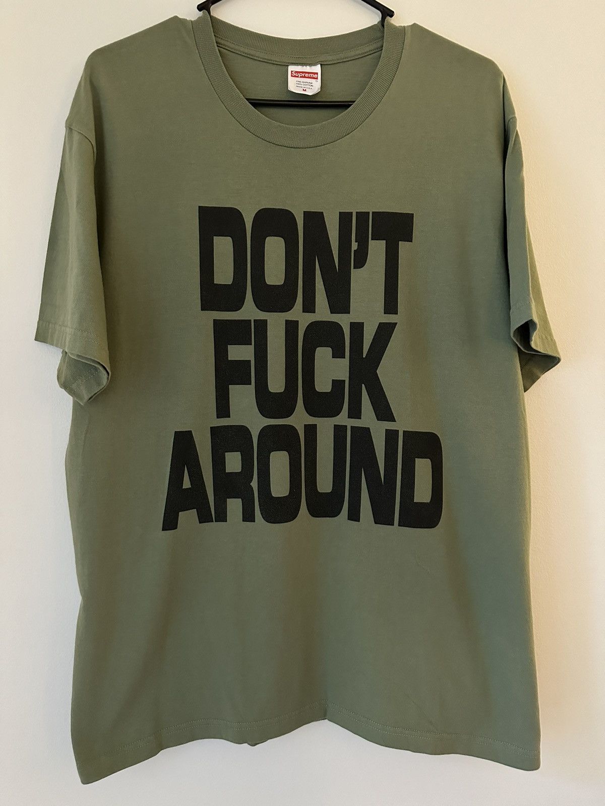 Supreme Supreme Don’t Fuck Around Tee Size US M / EU 48-50 / 2 - 1 Thumbnail