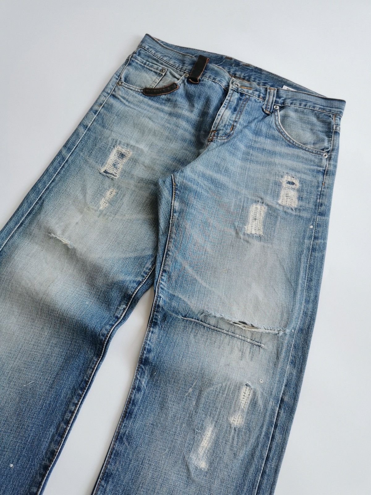 semanticdesign Semanticdesign Reworked Repair Ankle Jeans Size US 33 - 2 Thumbnail