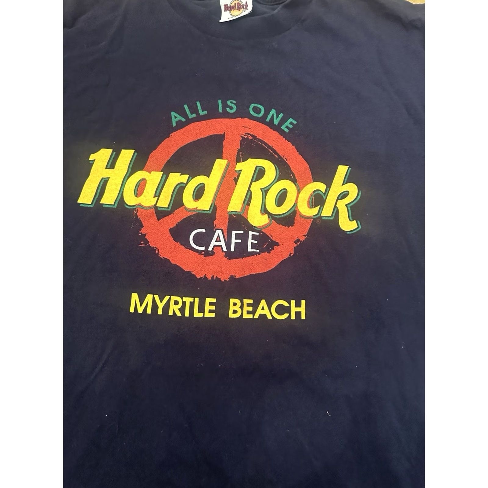 Hard Rock Cafe VINTAGE Hard Rock Cafe Myrtle Beach T Shirt Blue L Mens Crew Neck Short Sleeve Graphic Print 90s Rock USA Size US L / EU 52-54 / 3 - 2 Thumbnail