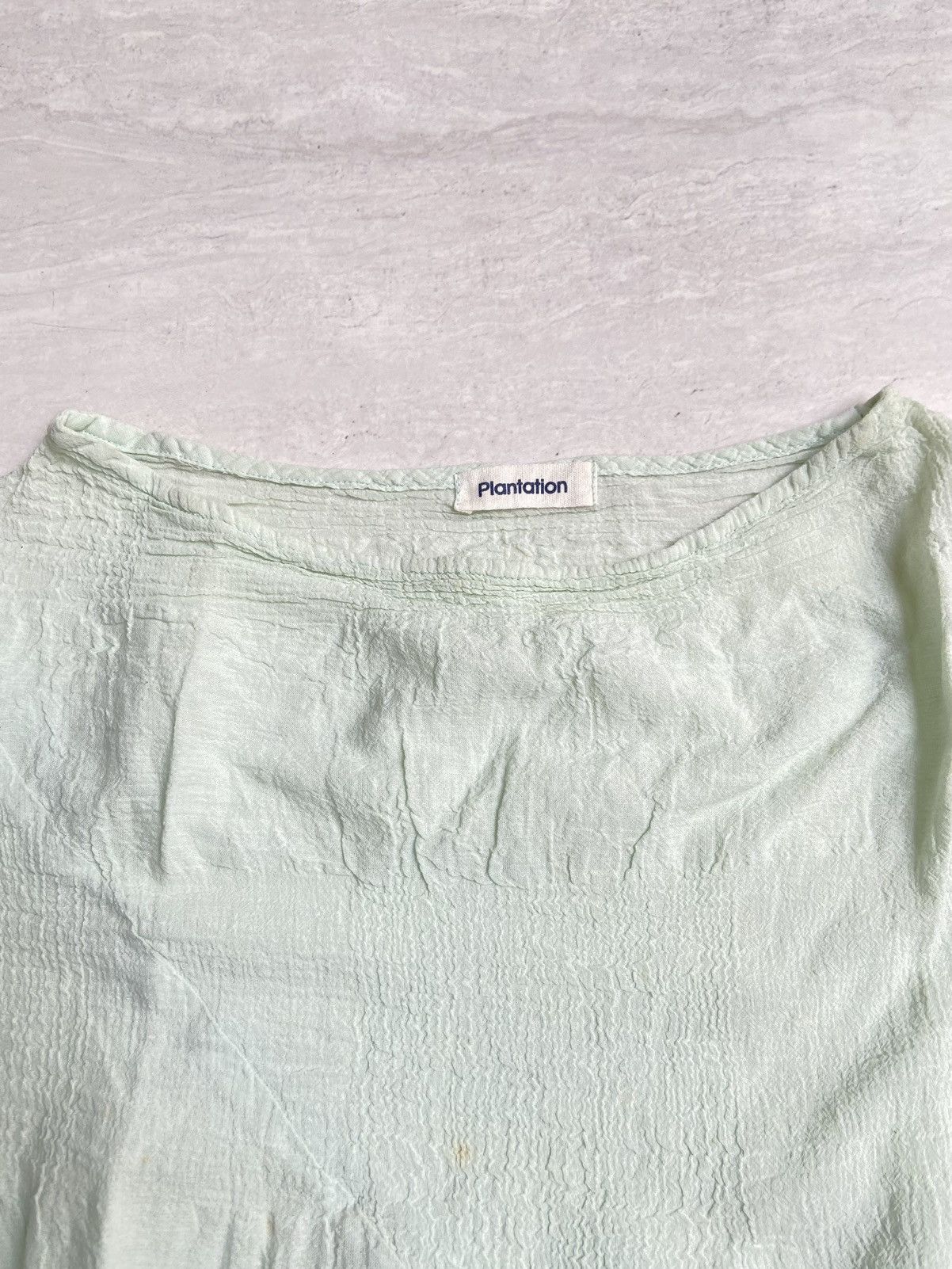 Designer × Issey Miyake × Japanese Brand PLANTATION Green T-shirt Size US S / EU 44-46 / 1 - 9 Thumbnail