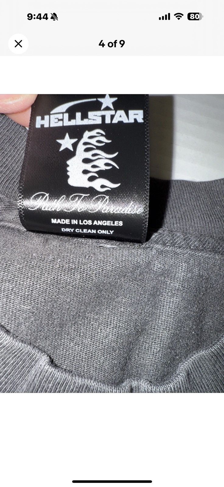 HELLSTAR Hellstar Studios Biker Tour Tee Gray NWOT Size Small Size US S / EU 44-46 / 1 - 5 Thumbnail