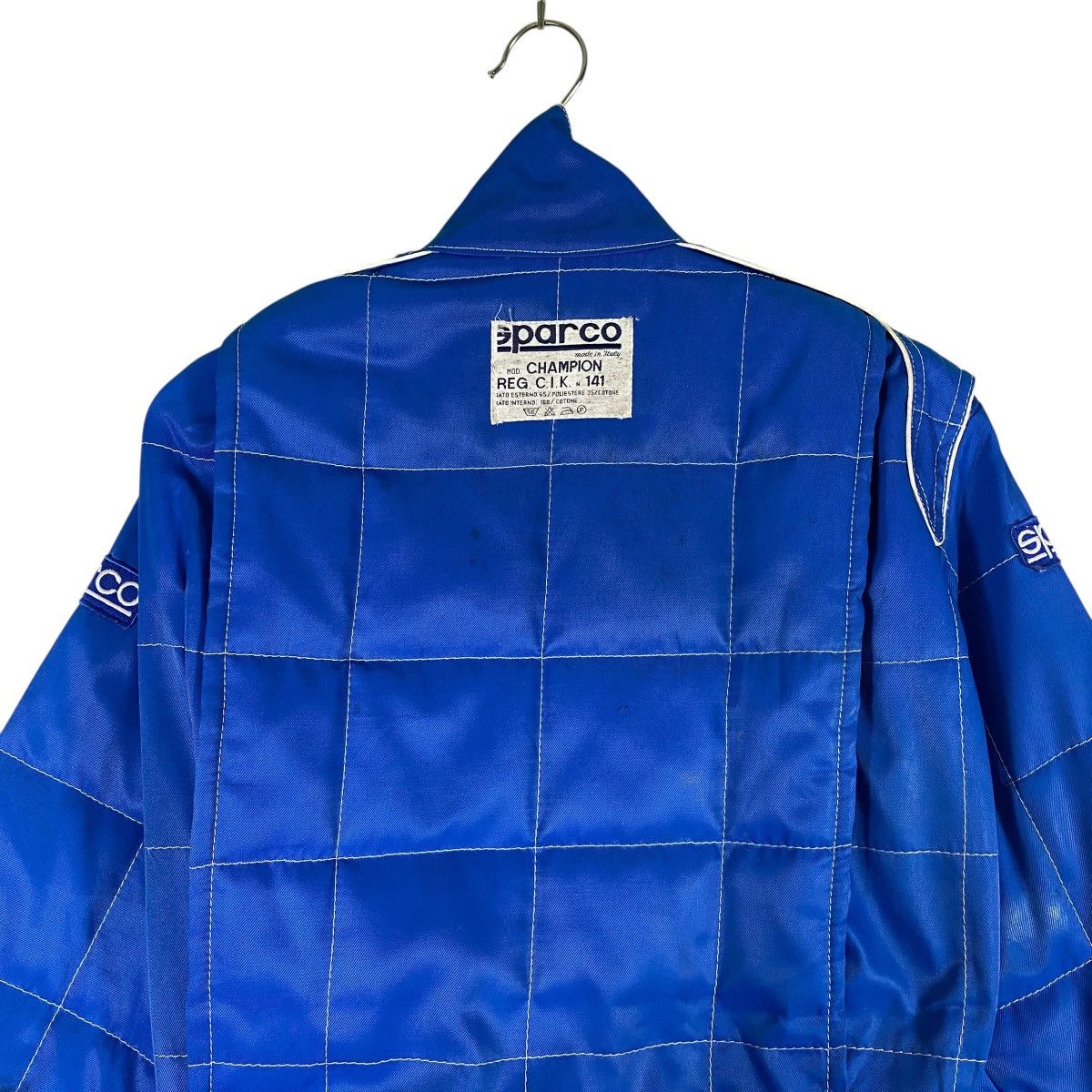 Japanese Brand Vintage Sparco R513 Racing Team Race For Win Blue Mens Suit Size US M / EU 48-50 / 2 - 23 Thumbnail