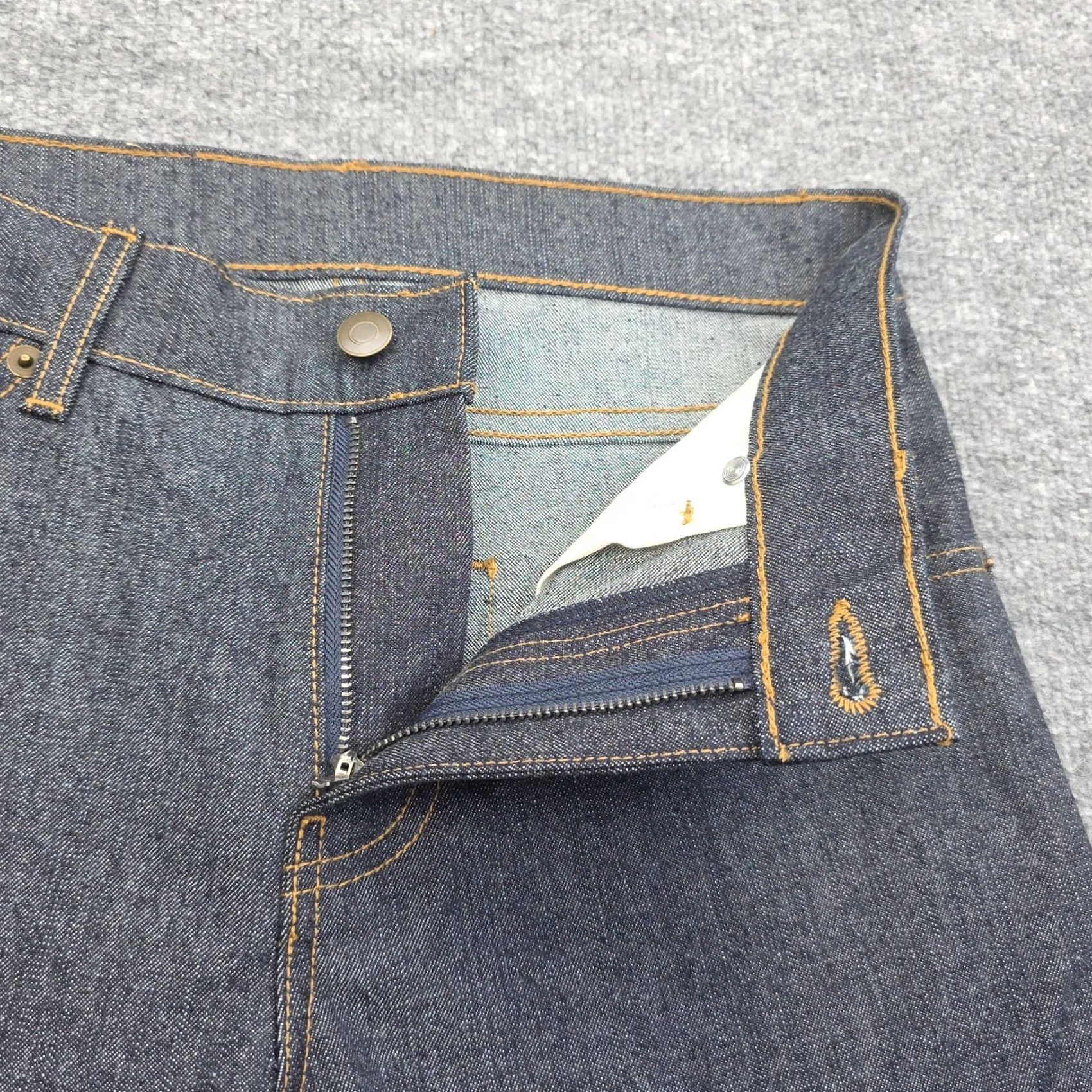 Raleigh Denim Raleigh Denim R100 Jeans Men's 28 x 32 Dark Blue USA NWOT Size US 32 / EU 48 - 5 Thumbnail