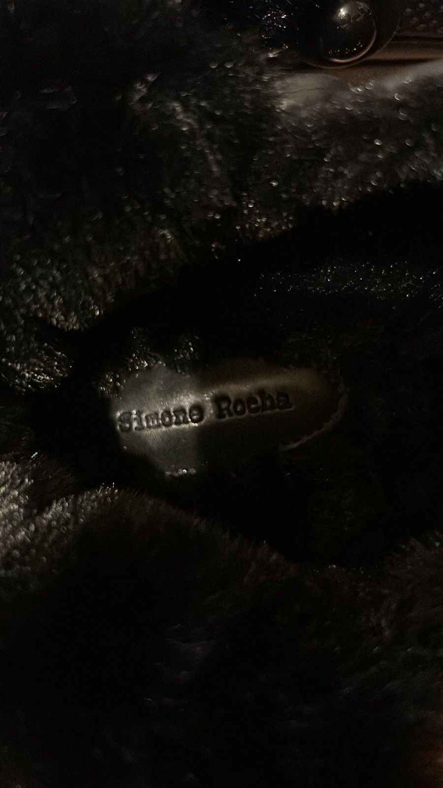 Crocs × Simone Rocha Crocs X Simone Rocha Classic Faux Fur Lined Clog Black Size US 11 / IT 41 - 5 Thumbnail