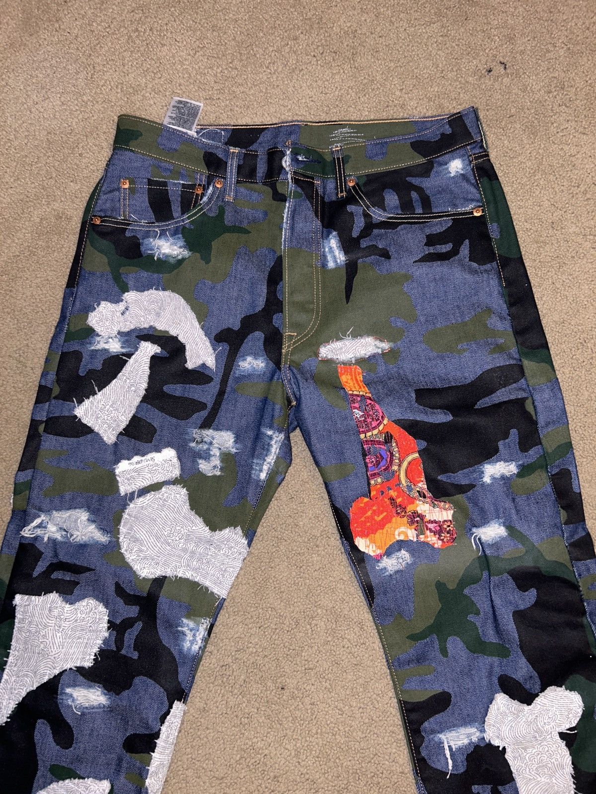 Vintage Custom Levis jeans Size US 33 - 2 Thumbnail