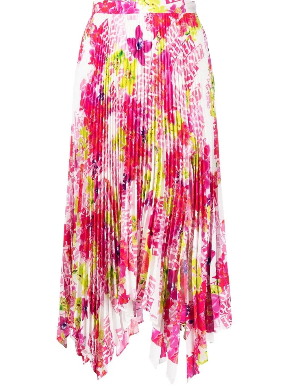 Versace o1y0226 Midi Skirt in Multicolor Size 25" / US 0 / IT 36 - 1 Thumbnail