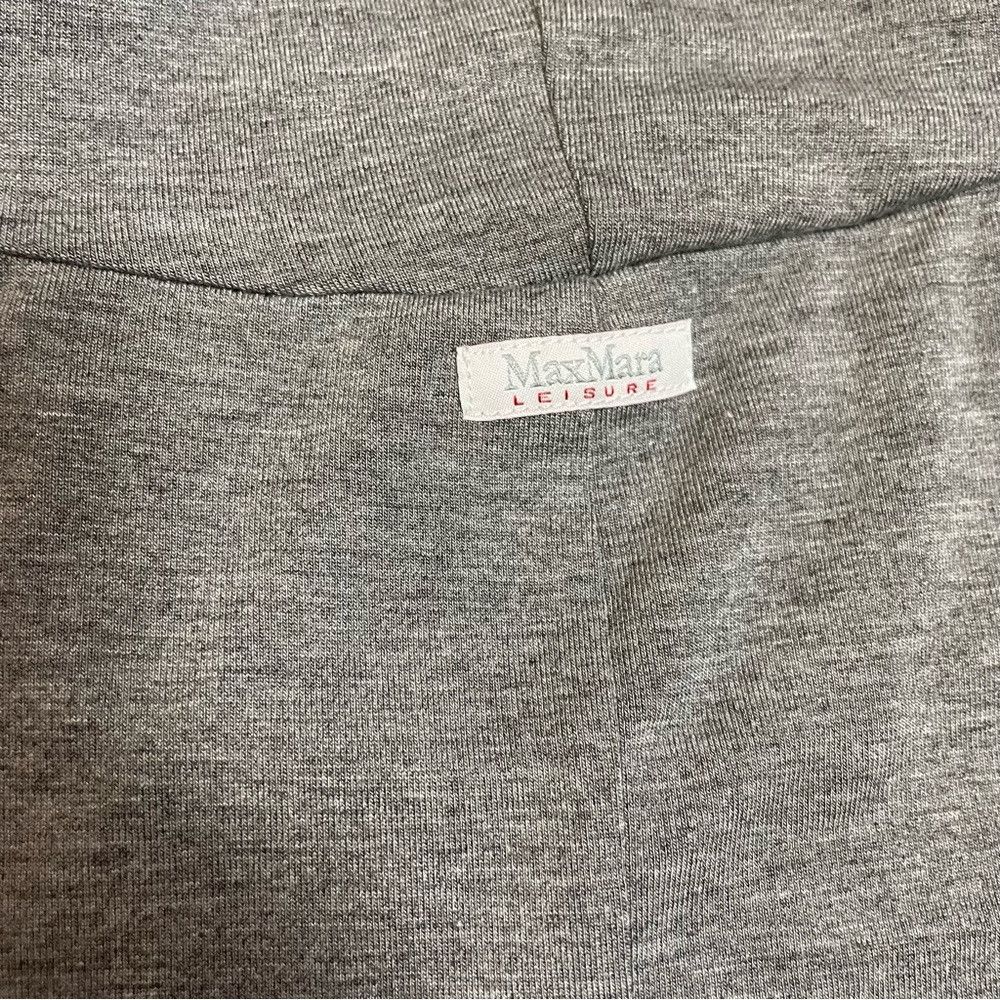 Max Mara NWT New $195 Max Mara Leisure Antony Polo Grey Turtleneck T Size M / US 6-8 / IT 42-44 - 9 Thumbnail