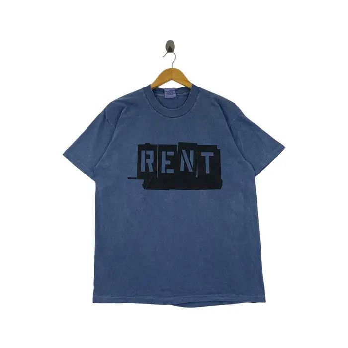 Anvil Vintage RENT JONATHAN LARSON Rock Musical Tee Shirt Size US M / EU 48-50 / 2 - 1 Thumbnail