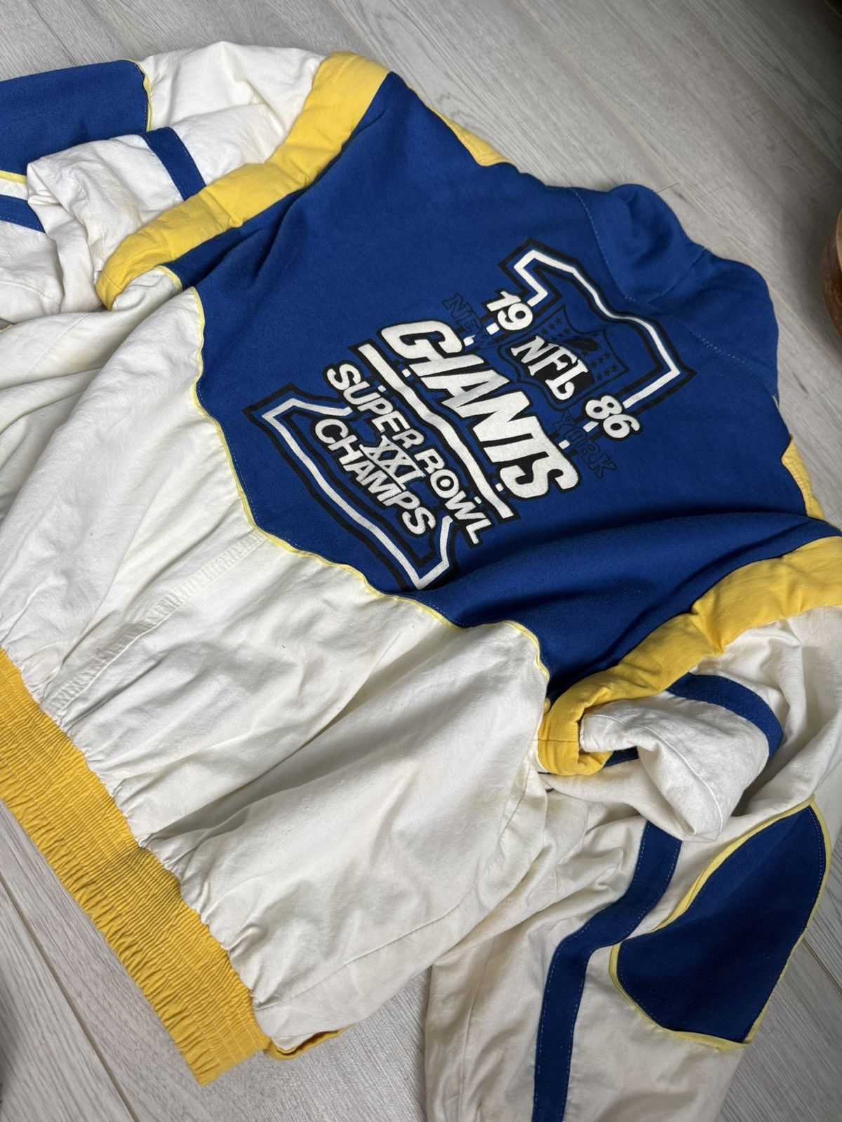 NHL × Vintage Vintage NFL New York Giants Super Bowl 1986 bomber jack 56 Size US M / EU 48-50 / 2 - 9 Thumbnail