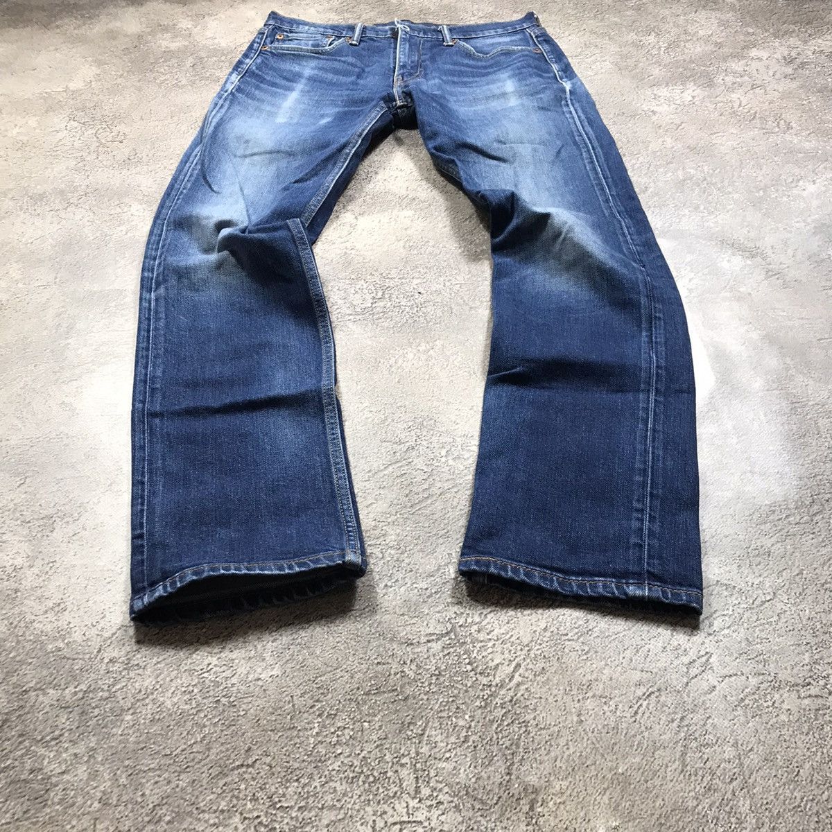 Vintage Vintage 90s Levis Distressed Baggy Jeans Grunge Thrashed 32 Size US 32 / EU 48 - 1 Thumbnail