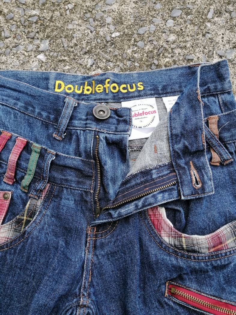 Designer × Japanese Brand Double Focus Slim Cut Double Waist Denim Jeans Size US 28 / EU 44 - 6 Thumbnail
