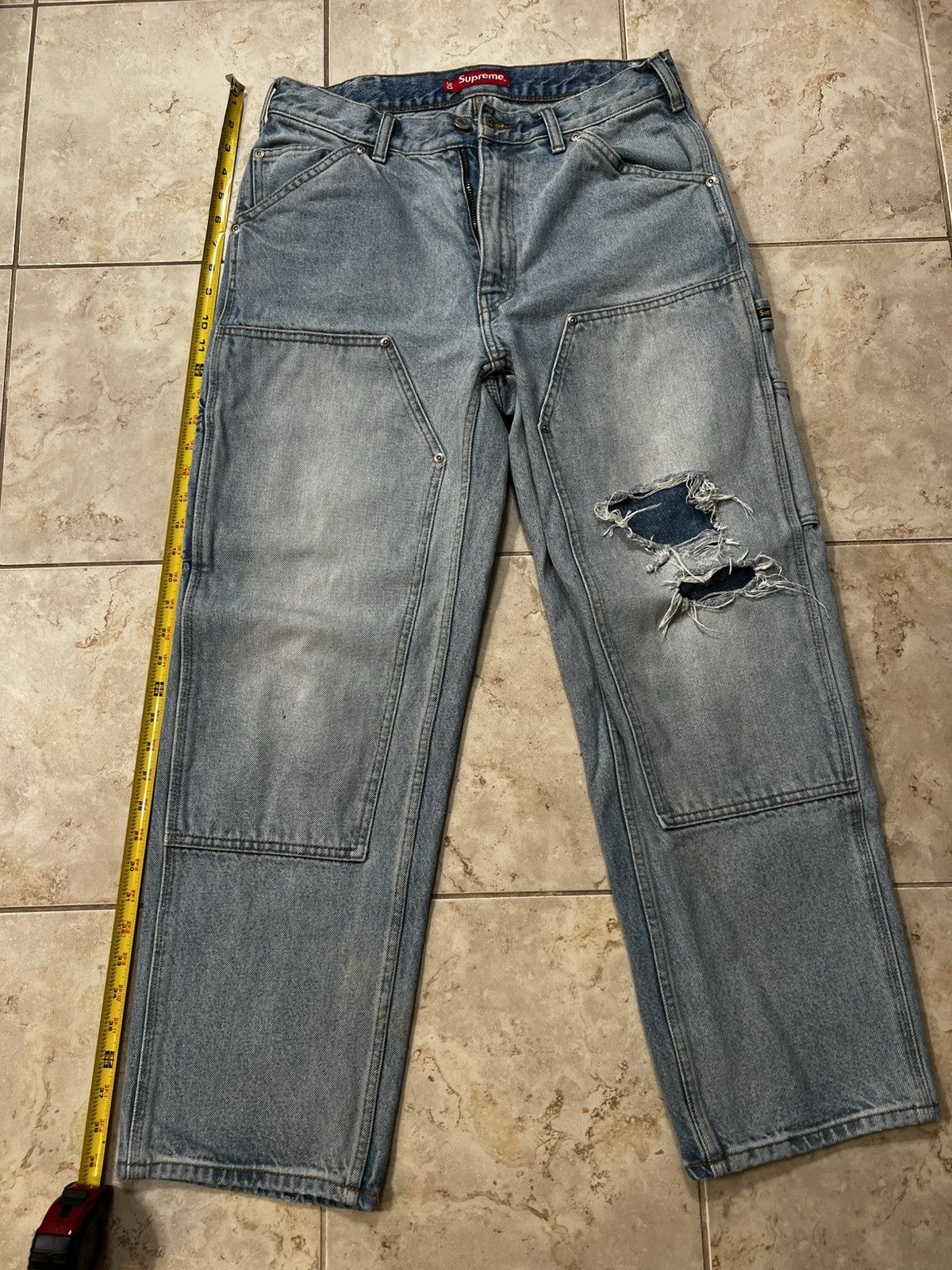 Supreme Supreme Denim Double Wall Jeans Size US 30 / EU 46 - 15 Thumbnail