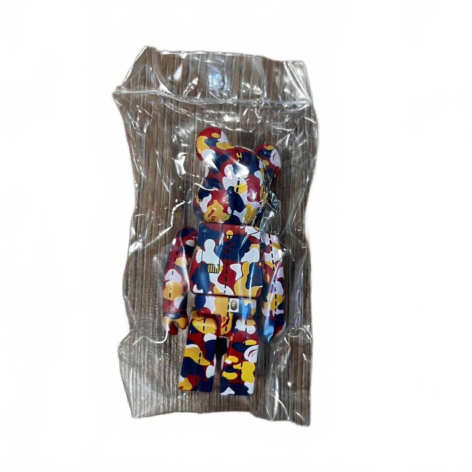 Bape Bearbrick x BAPE 28th Anniversary Camo #3 Red Yellow Blue Size ONE SIZE - 3 Thumbnail