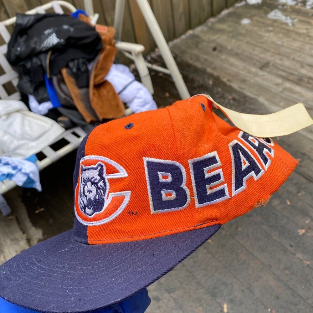 Ccm BNWT 90S Chicago Bears NFL CCM Baseball Hat Cap Embroidered Size ONE SIZE - 3 Thumbnail