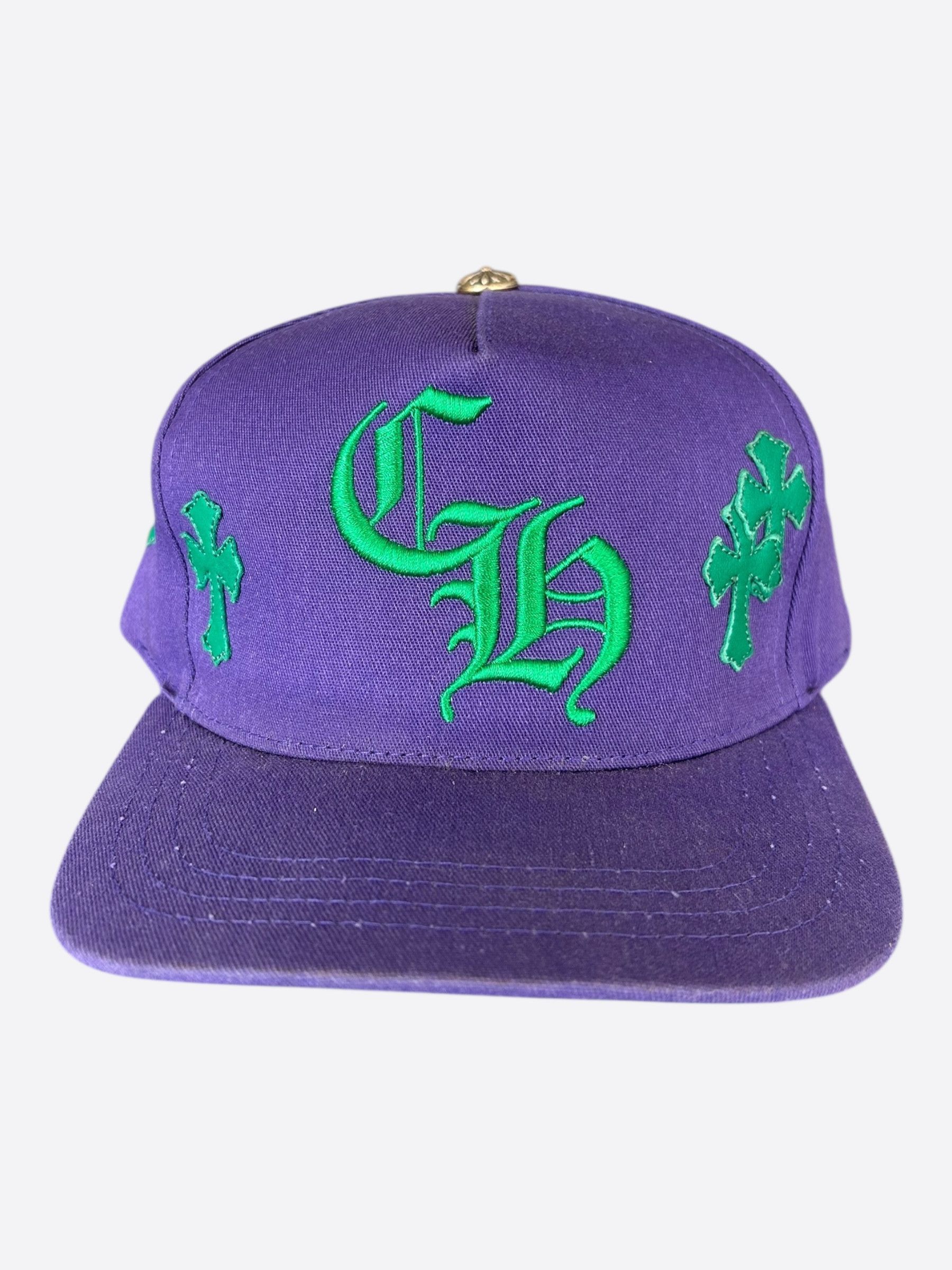 Chrome Hearts Chrome Hearts Purple & Green Cross Patch Hat Size ONE SIZE - 1 Thumbnail