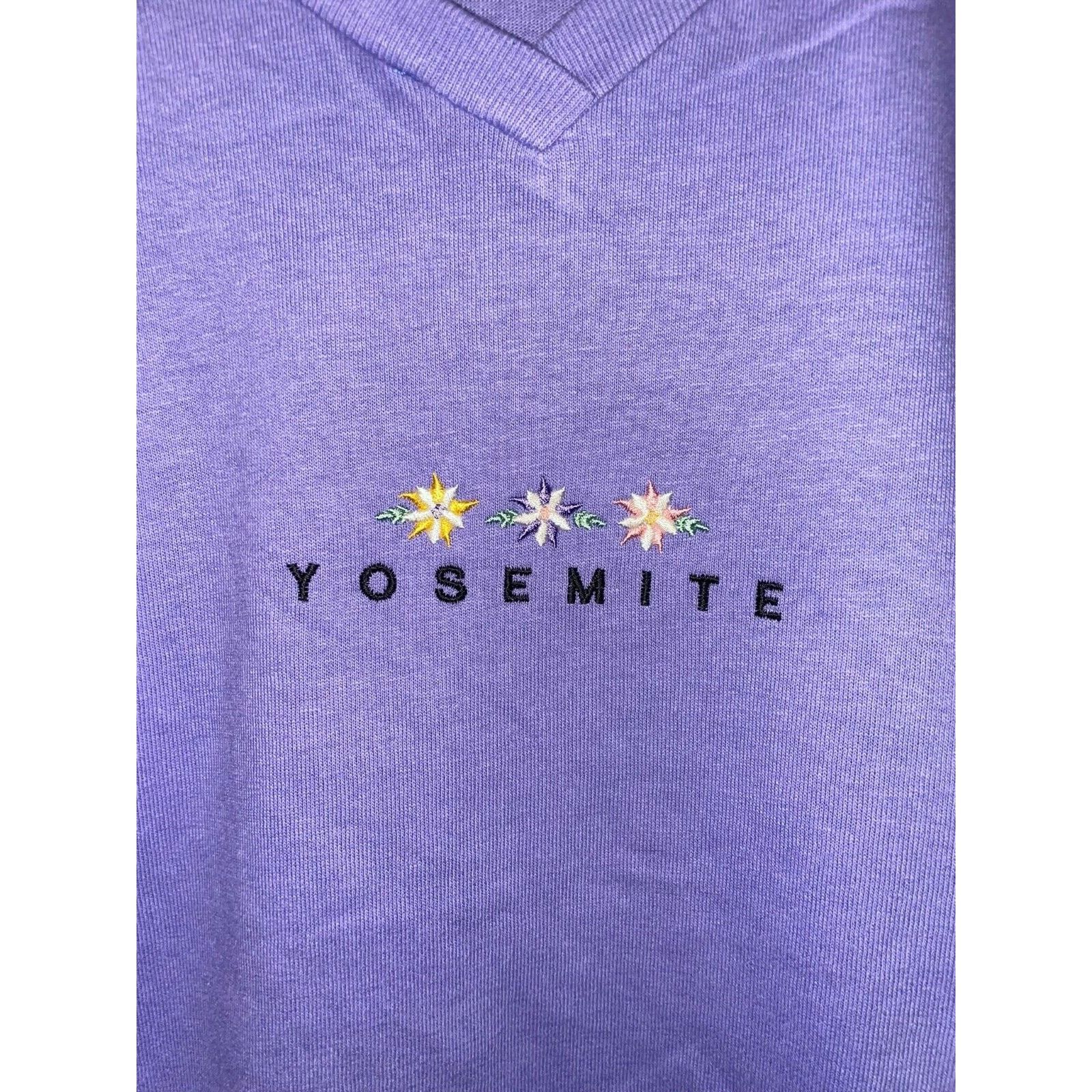 Anvil 90s Women's Anvil Yosemite Park Flower Women Shirt M Medium Size M / US 6-8 / IT 42-44 - 3 Thumbnail
